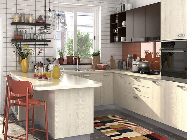 Không gian bếp không thông thoáng, thiếu ánh sáng