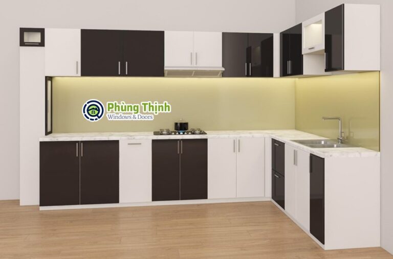 Vì sao tủ bếp nhôm kính ngày càng phổ biến?