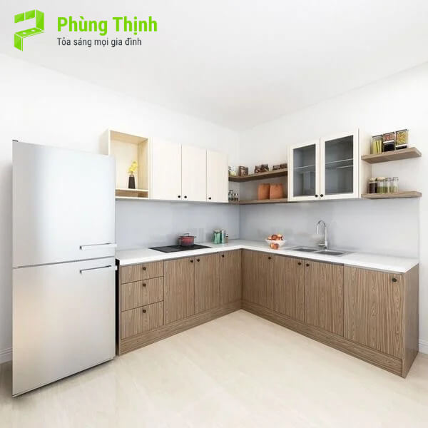 Tam giác bếp cho bếp chữ L