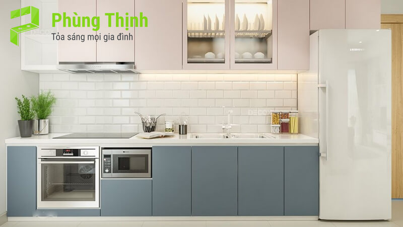 Cách 'đánh lừa thị giác' giúp bếp nhỏ trông rộng hơn