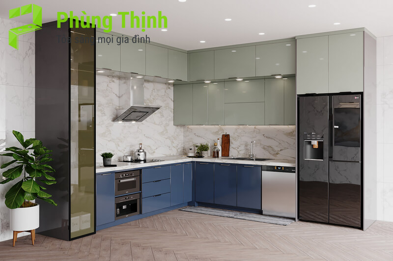 Lựa chọn vật liệu phản chiếu cao (kính, acrylic, inox)
