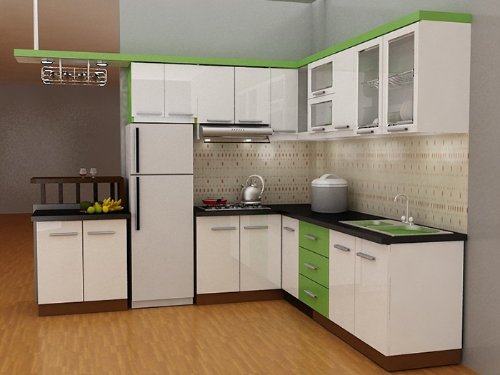Thiết kế tủ bếp cho nhà cấp 4
