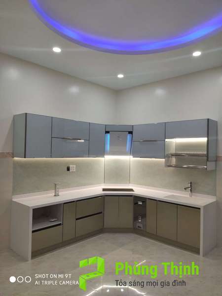 Thi công tủ bếp Anode