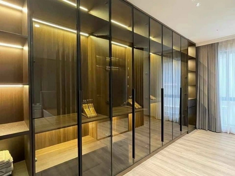 Tủ quần áo nhôm kính đa năng Phùng Thịnh