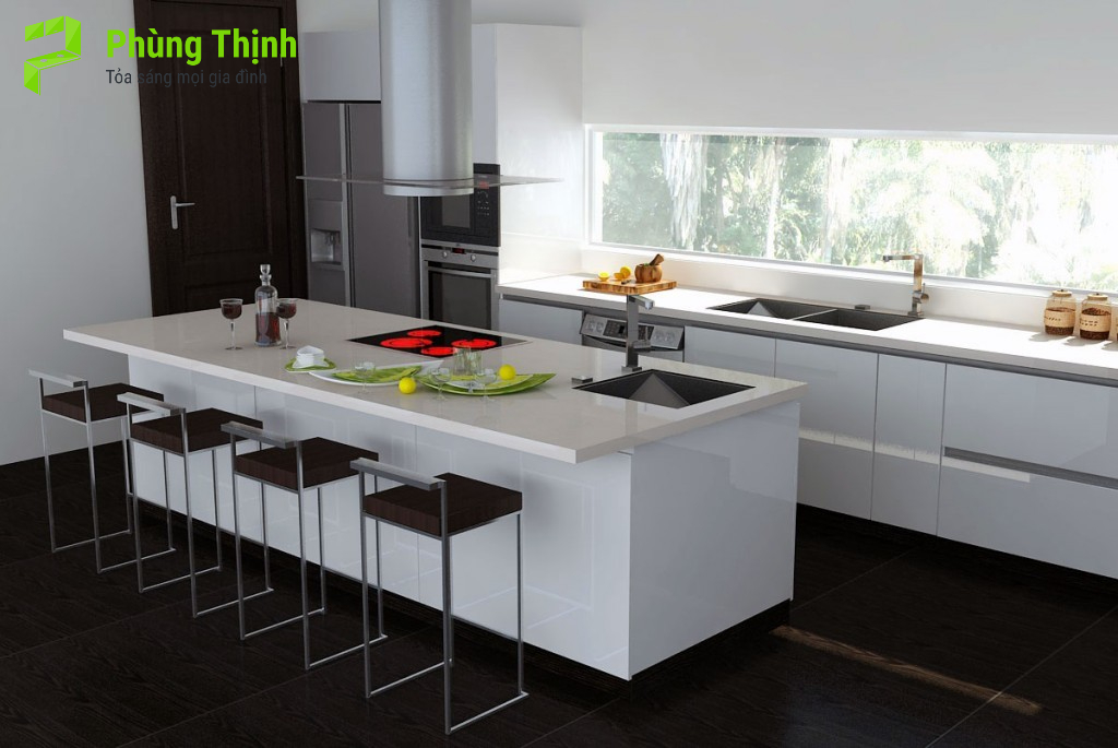 Tăng diện tích lưu trữ và không gian chuẩn bị đồ ăn.