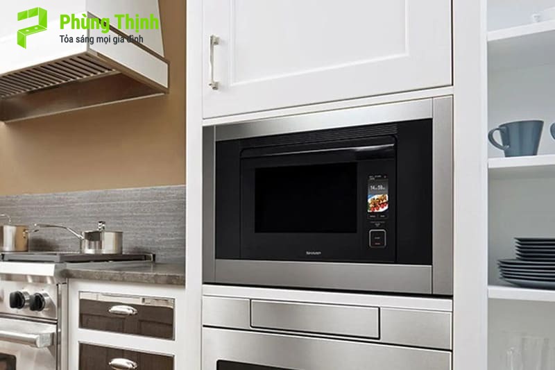 Lắp đặt âm trong hệ tủ bếp