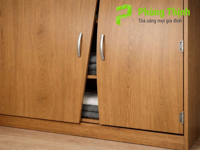 Vì sao cánh kính tủ bếp không đóng khít? Các nguyên nhân phổ biến