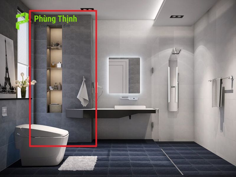 Thiết kế hộp kỹ thuật (hộp gen) đồng bộ với tủ bếp