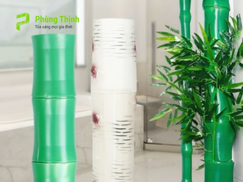 Sử dụng vật dụng trang trí để che đi đường ống xấu xí