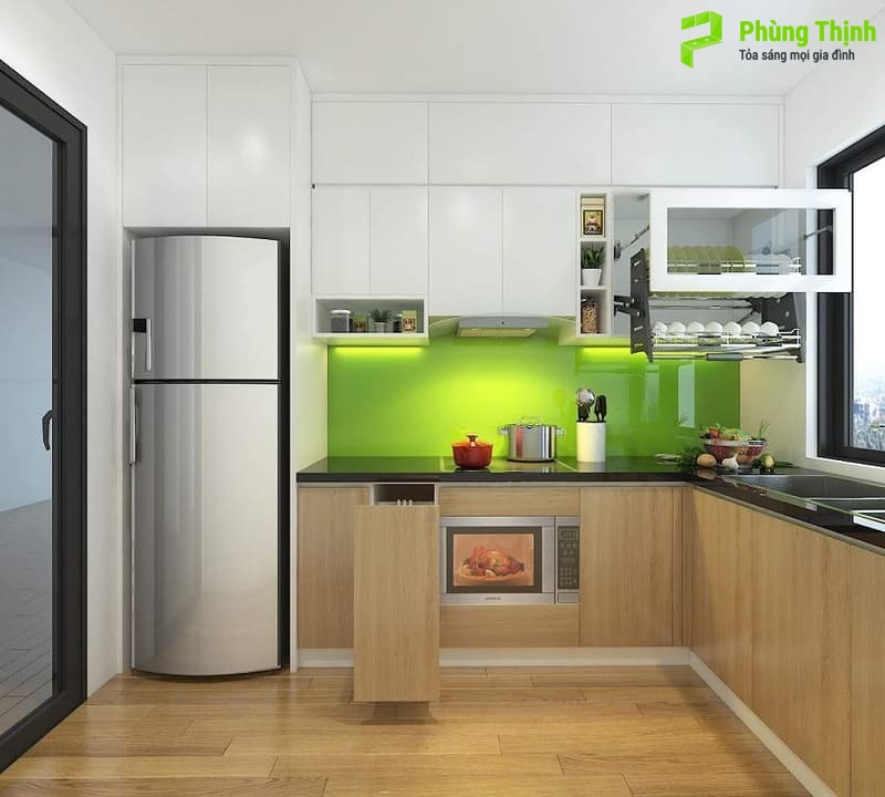 cách hóa giải bếp gần tủ lạnh