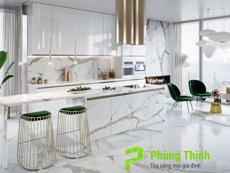 Mẹo chọn màu sắc giúp không gian bếp trông rộng rãi hơn