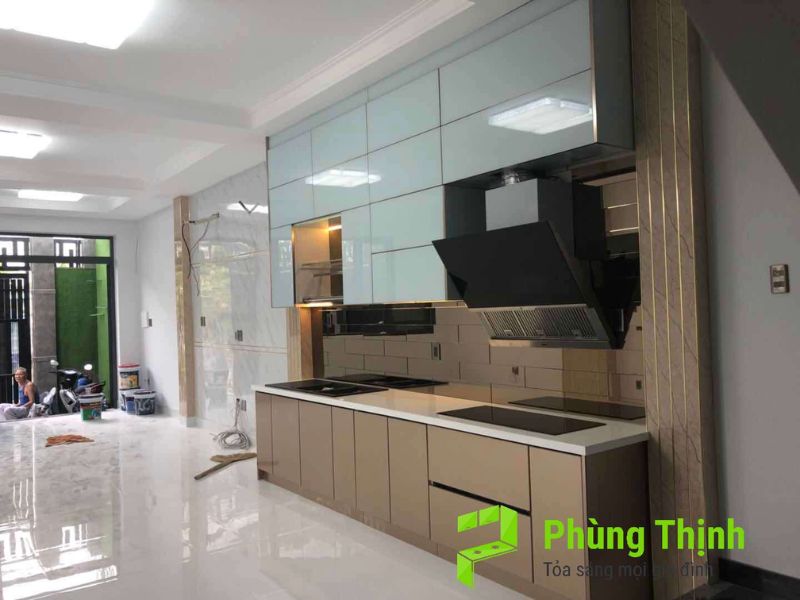 Bố trí bếp chữ I (song song) cho không gian hẹp