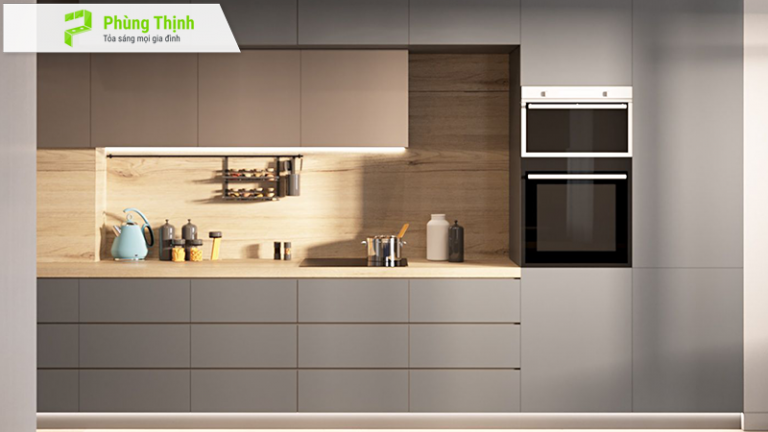 Tham khảo mẫu tủ bếp hợp kim nhôm 1