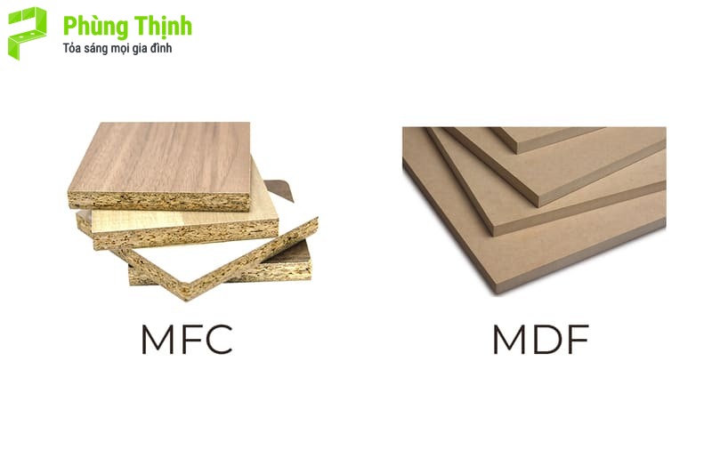 Độ dày cánh tủ bếp gỗ công nghiệp MDF và MFC