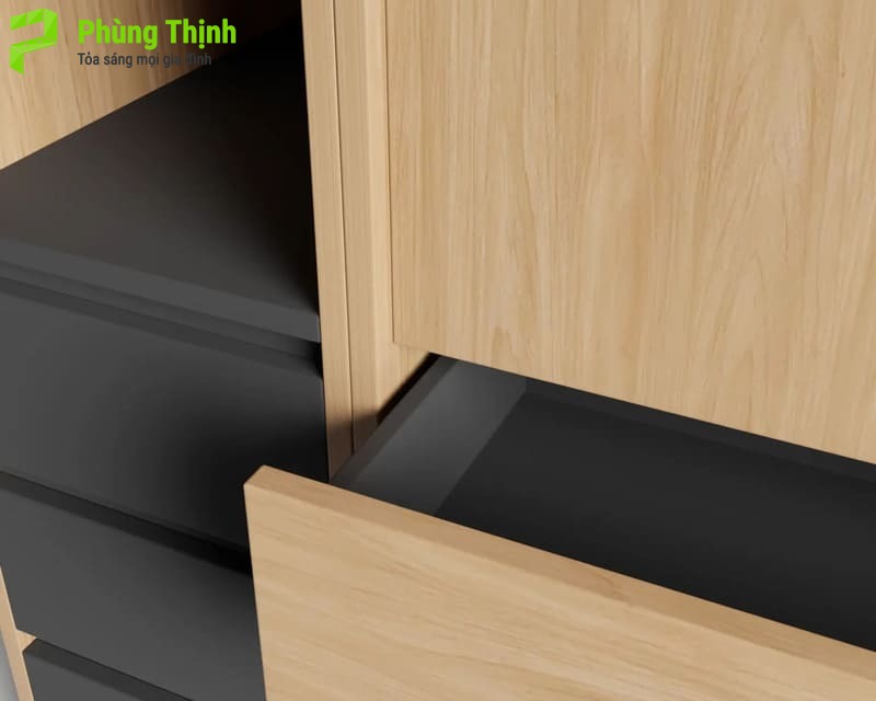 Độ dày cánh tủ bếp nhựa PVC và gỗ tự nhiên