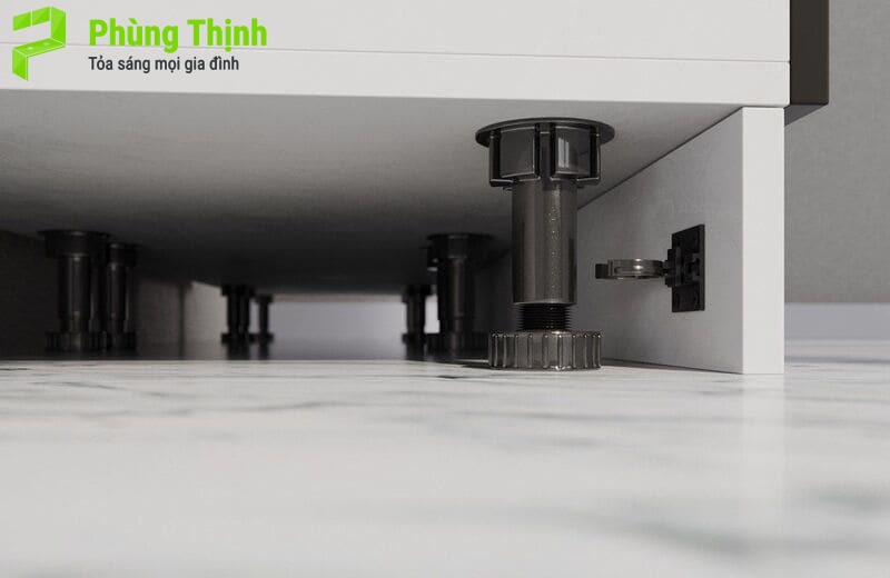 Các loại len chân tủ bếp phổ biến