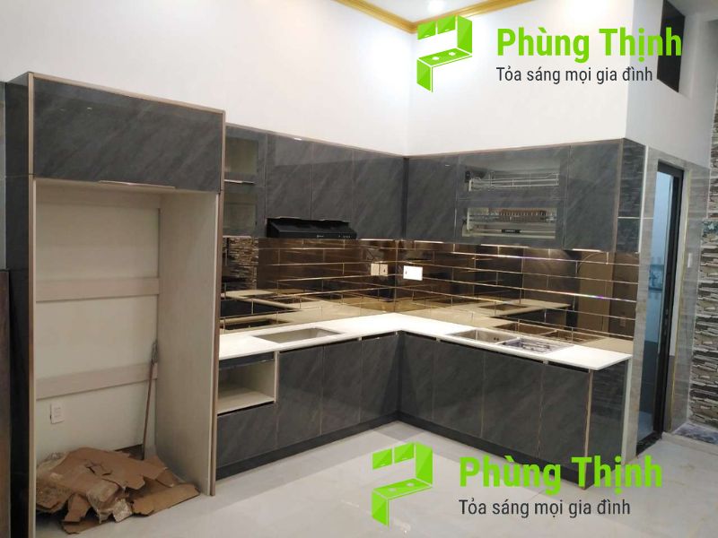 Quy trình khảo sát, sản xuất và lắp đặt tại tây thạnh của Bếp Phùng Thịnh